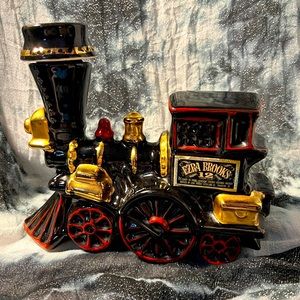 Vintage Ezra Brooks Locomotive Train Whiskey Decanter True Collector’s Item